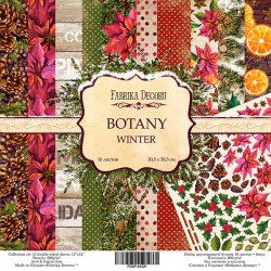 Набор бумаги 30х30 - Botanica winter - Фабрика Декору