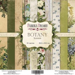 Набор бумаги 30x30 - Botany summer - Фабрика Декору