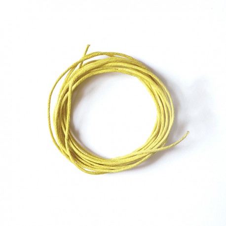 Вощеный шнур, 1 мм (лимонный) - 1 м