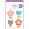 3D наклейка - Fairy Tales Flower Friends - Doodlebug