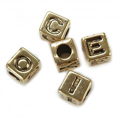 Бусины - Alphabet Beads 6 мм- Darice