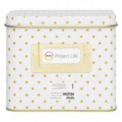Коробка жестяная - Polka Dot - Project Life