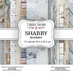 Набор бумаги 30х30 - Shabby texture - Фабрика Декору