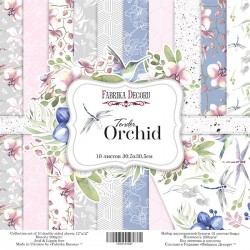 Набор бумаги 30х30 - Tender orchid - Фабрика Декору