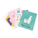 1/2 набора открытки+конверты (10 шт) - Hooray - Crate Paper
