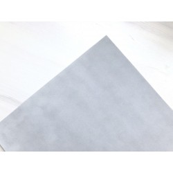 Бумага бархатная (150 г/м2) - светло-серая, 21х23 см