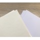 Дизайнерский картон (300 г) - белый, с легкой фактурой (22,5х21 см)
