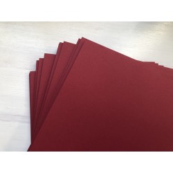 Дизайнерский картон №11 (270 г) - бордовый(22,5х21 см)