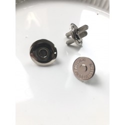 Кнопка магнитная "тарелочка" 16х4 мм - серебро