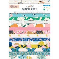 Набор бумаги 15х20 см - Sunny Days - Crate Paper