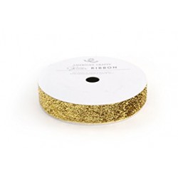 Лента с глиттером Solid Gold 3/8' (1 ярд) - American Crafts