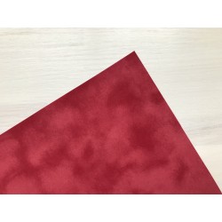 Бумага бархатная (150 г/м2) - красная, 25х23 см