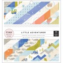 1/2 набора бумаги 15х15 (18 л) - Little Adventurer Boy - Pink Paisle