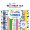 1/2 набора бумаги 15х15 - I Love Summer - Echo Park