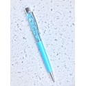 Ручка с глиттером (голубая)