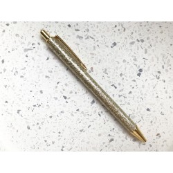 Ручка с глиттером (золото)