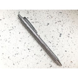 Ручка с блёстками (серебро)