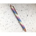 Ручка с блёстками (радуга)