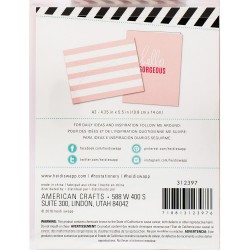 Набор конвертов - Pink Stripe - Heidi Swapp