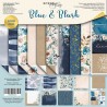 Набор двусторонней бумаги 30х30см - Blue & Blush - Scrapmir
