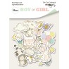 Высечки (54шт) - Boy or Girl - Scrapmir