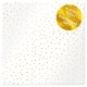 Ацетатный лист с фольгированием "Golden drops", 30х30 - Фабрика Декору
