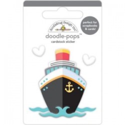 3D наклейка Doodle-Pops - Bon Voyage - Doodlebug