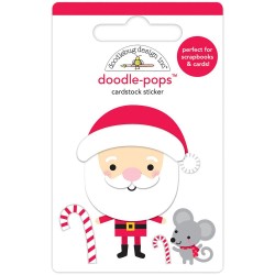 3D наклейка Doodle-Pops - Sweet Santa - Doodlebug