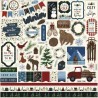 Лист наклеек 30х30 см - Warm & Cozy -  Echo Park