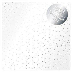 Ацетатный лист - Silver drops - Фабрика Декору