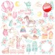 Набор бумаги 30x30 см - Dreamy Baby Girl - Фабрика Декору