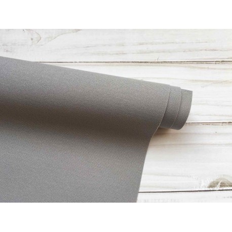Ткань на бумажной основе - Серый, 25х70 см