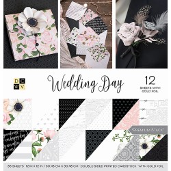 1/2 набора бумаги (18 л) - Wedding Day - DCWV