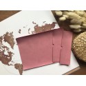 Заготовка для обложки на паспорт - Пепельно-розовый матовый