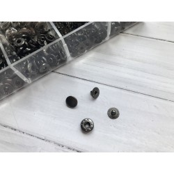 Кнопка "Альфа" 10 мм - Чёрный никель