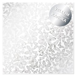 Калька (веллум) - Silver butterflies - Фабрика Декору