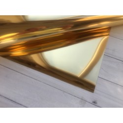 Термотрансферная плёнка Flex Foil (10х25 см) - Gold