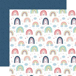 Лист бумаги Rainbow Magic - Little Dreamer Girl - Echo Park