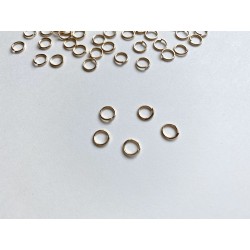 Соединительное кольцо, 6 мм - Старое золото (5 шт)