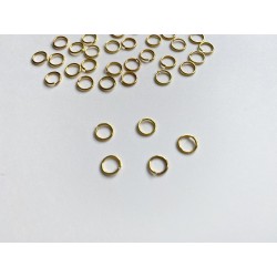 Соединительное кольцо, 6 мм - Золото (5 шт)