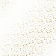 Лист бумаги с фольгированием - Golden stars white - Фабрика Декору