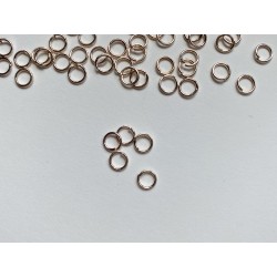 Соединительное кольцо, 5 мм - Светлое золото (5 шт)