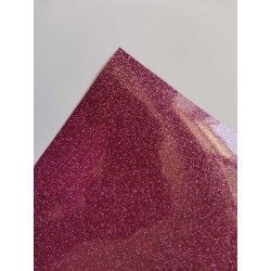 Термотрансферная плёнка Glitter 2 (10х25 см) - Розовое золото
