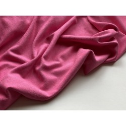 Замша иск. (двухсторонняя) №346 - Ярко-розовый, 25х56 см
