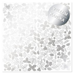 Калька (веллум) - Silver winterberries - Фабрика Декору