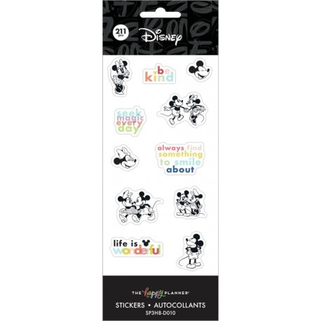 Наклейки (8 листов) - Disney Mickey Mouse & Minnie Mouse - The Happy Planner