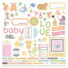 Наклейки 30х30 см - Hush Little Baby Girl - Photo Play