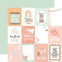 Лист скрап бумаги 3x4 Journaling Cards - Our Baby Girl - Echo Park