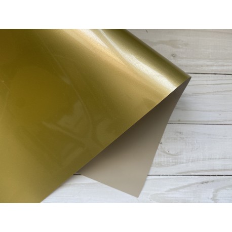 Термотрансферная плёнка Electric (10х25 см) - Цвет золото