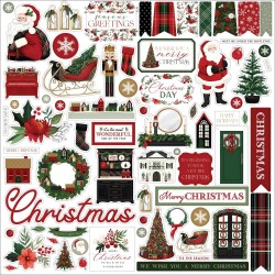 Наклейки - A Wonderful Christmas - Carta Bella